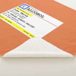 Gepersonaliseerd recept Humoureuze alcohol Sherpa Deken