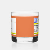 Gepersonaliseerd recept Humoureuze alcohol Whisky Glas (Links)