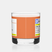 Gepersonaliseerd recept Humoureuze alcohol Whisky Glas (Rechts)