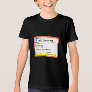 Gepersonaliseerd recept voor warme chocolademelk Tri-Blend shirt