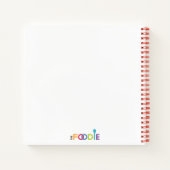 Gepersonaliseerd receptenboek (uw foto) notitieboek (Achterkant)