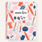 Gepersonaliseerd Receptenboek voor Kinderen Notitieboek (Voorkant)