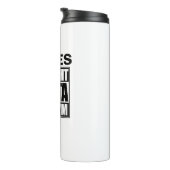 Gepersonaliseerd recht buiten de gym thermosbeker (Geroteerd rechts)