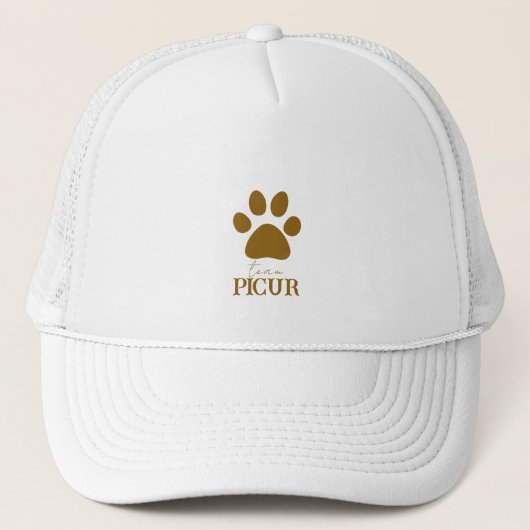 Gepersonaliseerd recht trucker pet (Voorkant)
