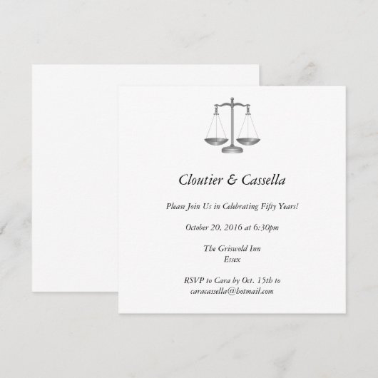 Gepersonaliseerd rechters kaart (Voorkant / Achterkant)