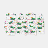 Gepersonaliseerd recyclingplatform voor vuilniswag bedankdoosjes (Uitgevouwen)