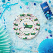 Gepersonaliseerd recyclingplatform voor vuilniswag papieren bordje (Feest)