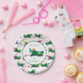 Gepersonaliseerd recyclingplatform voor vuilniswag papieren bordje (Feest)