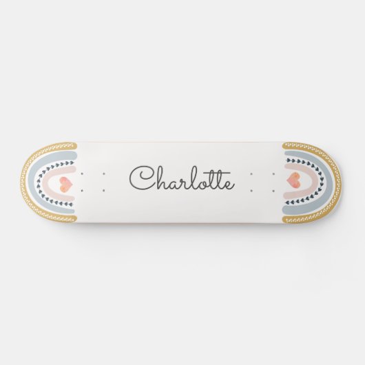 Gepersonaliseerd regenboogskateboard persoonlijk skateboard (Horizontaal)