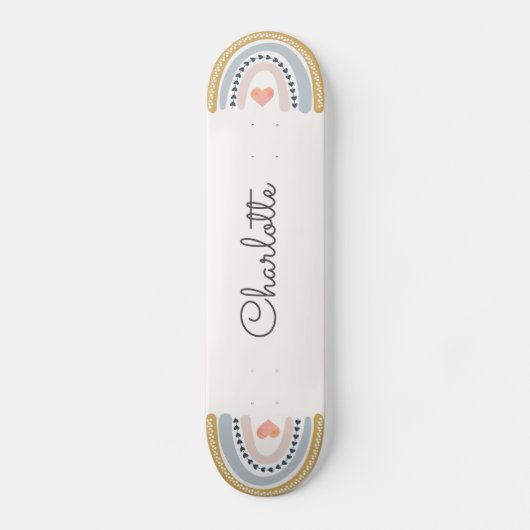 Gepersonaliseerd regenboogskateboard persoonlijk skateboard (Voorkant)