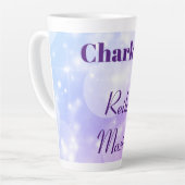  gepersonaliseerd Reiki Master-ontwerp Latte Mok (Linkerhoek)