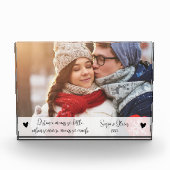 Gepersonaliseerd Relatie op lange afstand Fotoblokken (Voorkant)