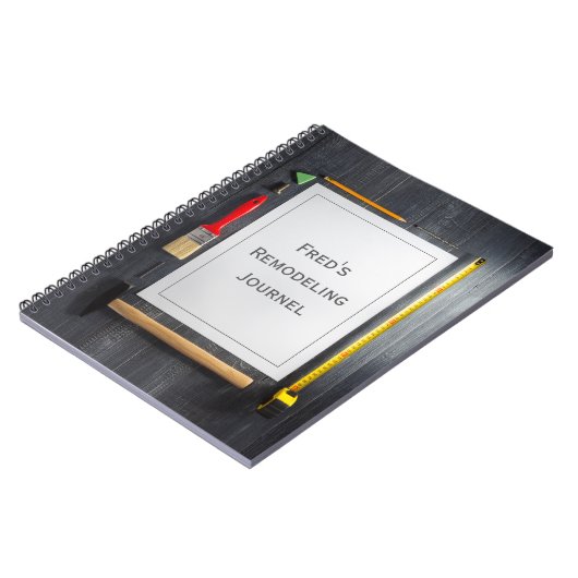 Gepersonaliseerd remodeling Notitieboek (Linkerzijde)