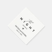 Gepersonaliseerd repetitiediner servet (Hoek)