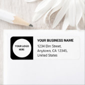 Gepersonaliseerd retour adreslabel: Jouw naam & Lo Etiket (Insitu)