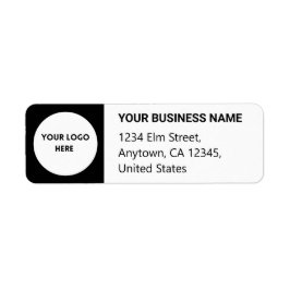 Gepersonaliseerd retour adreslabel: Jouw naam & Lo Etiket