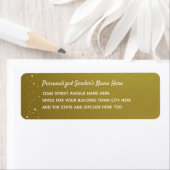 Gepersonaliseerd retouradres Faux Etiket (Insitu)