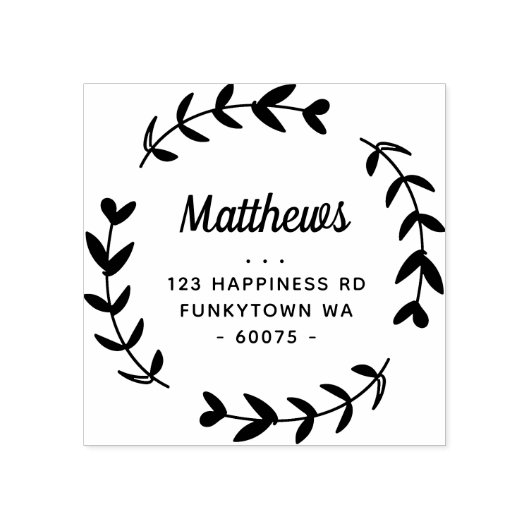 GEPERSONALISEERD RETOURADRES hand getekend geblade Rubberstempel (Afrduk)