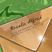 Gepersonaliseerd retouradres modern minimalistisch  zelfinktende stempel