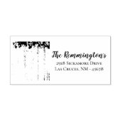 Gepersonaliseerd retouradres Stempel katoenen plan (Afrduk)