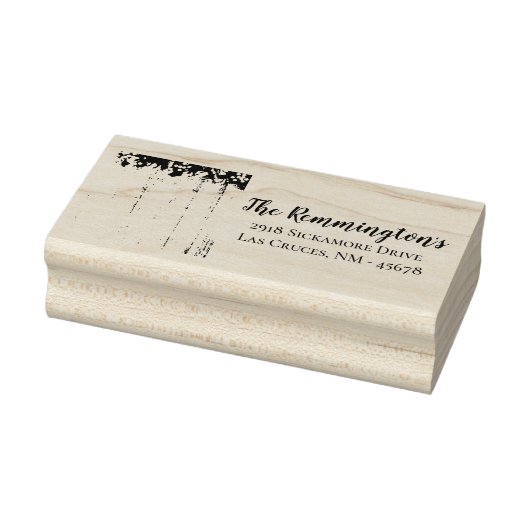 Gepersonaliseerd retouradres Stempel katoenen plan (Stempel)