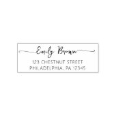 Gepersonaliseerd retouradres, zelfinktstempel  zelfinktende stempel (Design)