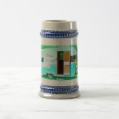 Gepersonaliseerd Retro camper Bierpul (Center)