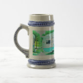 Gepersonaliseerd Retro camper Bierpul (Links)