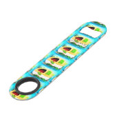 Gepersonaliseerd Retro  camper Speed Flessenopener (Voorkant Gekanteld)