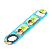 Gepersonaliseerd Retro  camper Speed Flessenopener (Achterkant Gekanteld)