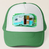 Gepersonaliseerd Retro  camper Trucker Pet (Voorkant)