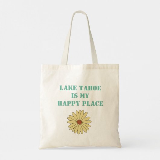 Gepersonaliseerd Retro Lake Tahoe California Beer Tote Bag (Achterkant)