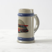 Gepersonaliseerd retro race van concept bierpul (Voorkant rechts)