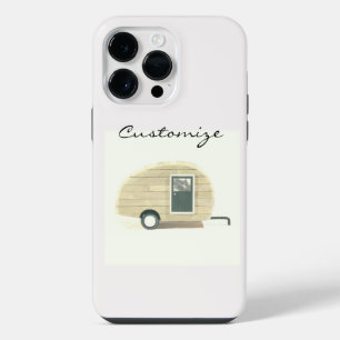 Gepersonaliseerd Retro-trapscamper iPhone 14 Pro Max Hoesje