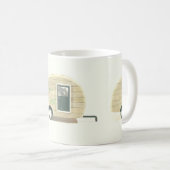 Gepersonaliseerd Retro-trapscamper Koffiemok (Voorkant rechts)