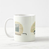 Gepersonaliseerd Retro-trapscamper Koffiemok (Links)