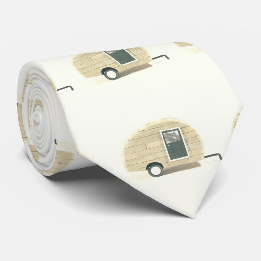 Gepersonaliseerd Retro  trapsgewijze camera Stropdas (Opgerold)