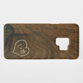 Gepersonaliseerd rijpe Mahogany Wood textuur Case-Mate Samsung Galaxy Hoesje (Achterkant (horizontaal))