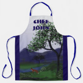 Gepersonaliseerd River Fox-ontwerp, groot Schort (Voorkant)
