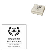 Gepersonaliseerd RN Geregistreerd Verpleegster Ret Rubberstempel (Gestempeld)