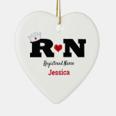 Gepersonaliseerd RN Keramisch Ornament met zure ke (Rechts)