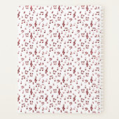 Gepersonaliseerd Rode-muziekthema Planner (Achterkant)