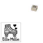 Gepersonaliseerd roller Schaats Rubberstempel (Gestempeld)