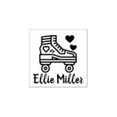 Gepersonaliseerd roller Schaats Rubberstempel (Afrduk)