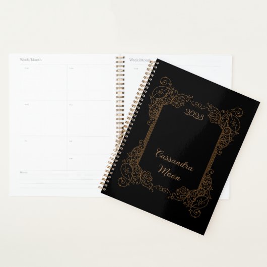 gepersonaliseerd romantisch steampunk sprookje planner (Display)
