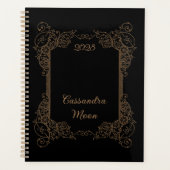 gepersonaliseerd romantisch steampunk sprookje planner (Voorkant)