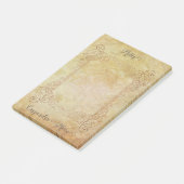 gepersonaliseerd romantisch steampunk sprookje post-it® notes (Schuin)