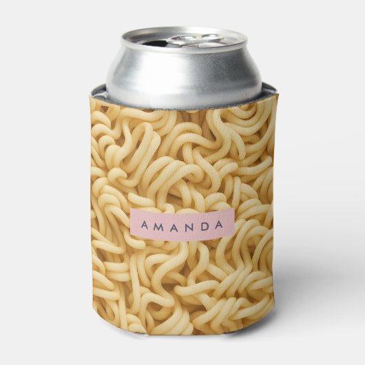 Gepersonaliseerd romig noedelvoedsel blikjeskoeler (Blikje Voorkant)