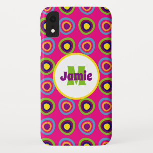 Gepersonaliseerd rondcirkelpatroon Case-Mate iPhone case