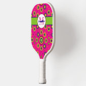 Gepersonaliseerd rondcirkelpatroon pickleball paddle (Links)